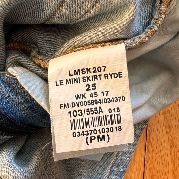 Frame Denim Le Mini Skirt Ryde - Picture 12 of 15